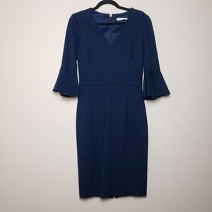 Trina Turk Navy Blue Dress